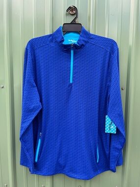 Birdie Bound Quarter-Zip Pullover Long Sleeved Shirt Size XL